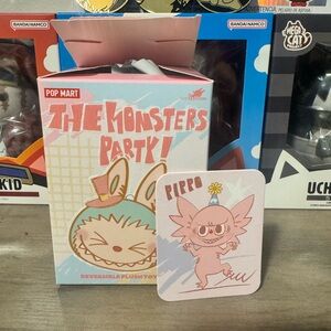 Brand New in (Open) Box Authentic THE MONSTERS Party Series - Reversible Plush